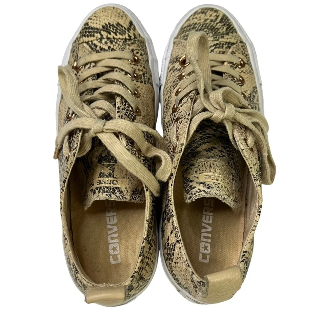 Converse Sneakers Womens Size 7‎ All Star 70 Ox Snake Skin Low Top Shoes